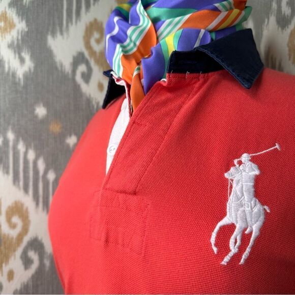 Ralph Lauren Blue Label Big Pony Rugby Collar Polo Dress - Picture 6 of 16